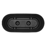 greenville terrace trough 80cm wheels living black